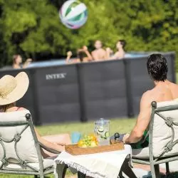 Piscine Intex Graphite 4,00 x 3,00 h1,24m rectangulaire