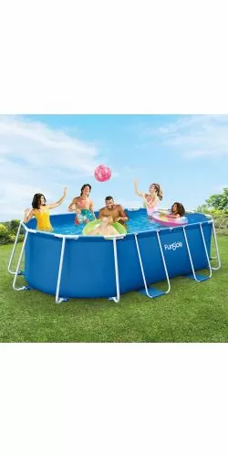 Piscine tubulaire ovale FunSicle Activity 4,24 x 2,50 x h.1,00m