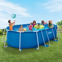 Piscine tubulaire ovale FunSicle Activity 4,88 x 3,05 x h.1,07m