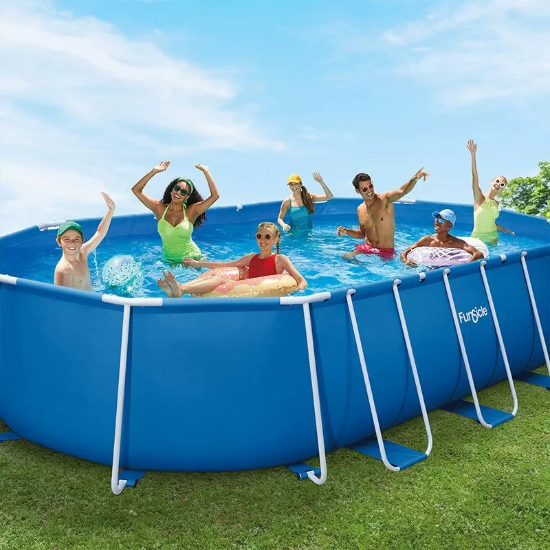 Piscine tubulaire ovale FunSicle Activity 6,10 x 3,66 x h.1.22m Piscine tubulaire ovale FunSicle Activity 6,10 x 3,66 x h.1.22m