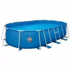 Piscine tubulaire ovale FunSicle Activity 6,10 x 3,66 x h.1.22m