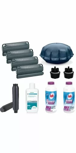 Kit hivernage complet 7-en-1 spécial piscine bois