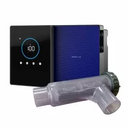 Electrolyseur Clear Connect Evolutif Astralpool et sa cellule de production