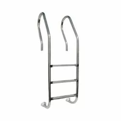 Échelle piscine inox coudée 3 marches Jardimagine