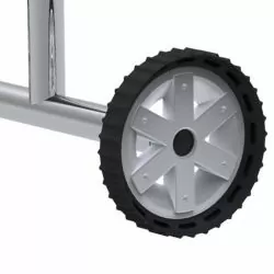 Pied de l'enrouleur classique Jardimagine pour piscine bois enterrée