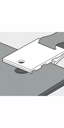 Schèma sangle et fixation de l'enrouleur classique Jardimagine pour piscine enterrée