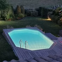 Piscine bois Wasabi 6.20 x 3.95 x h1.27m