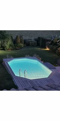 Piscine bois Wasabi 6.20 x 3.95 x h1.27m