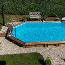 Piscine bois Wasabi 6.20 x 3.95 x h1.27m