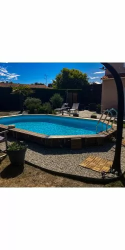 Piscine bois Wasabi 6.20 x 3.95 x h1.27m
