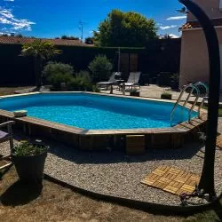 Piscine bois Wasabi 6.20 x 3.95 x h1.27m
