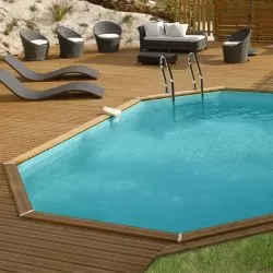 Piscine bois Wasabi 6.20 x 3.95 x h1.27m