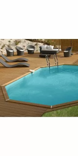 Piscine bois Wasabi 6.20 x 3.95 x h1.27m