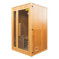 Sauna traditionnel à vapeur Zen 2 places