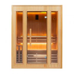 Sauna traditionnel à vapeur Zen 3 places