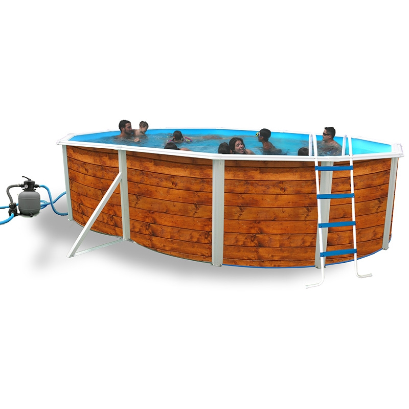 Piscine acier Etnica ovale Piscine acier Etnica ovale