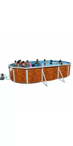 Piscine acier Etnica ovale