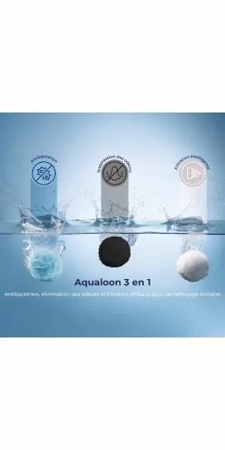 Balles filtrantes Aqualoon tricolores