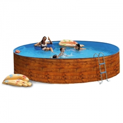 Piscine acier Etnica ronde basic