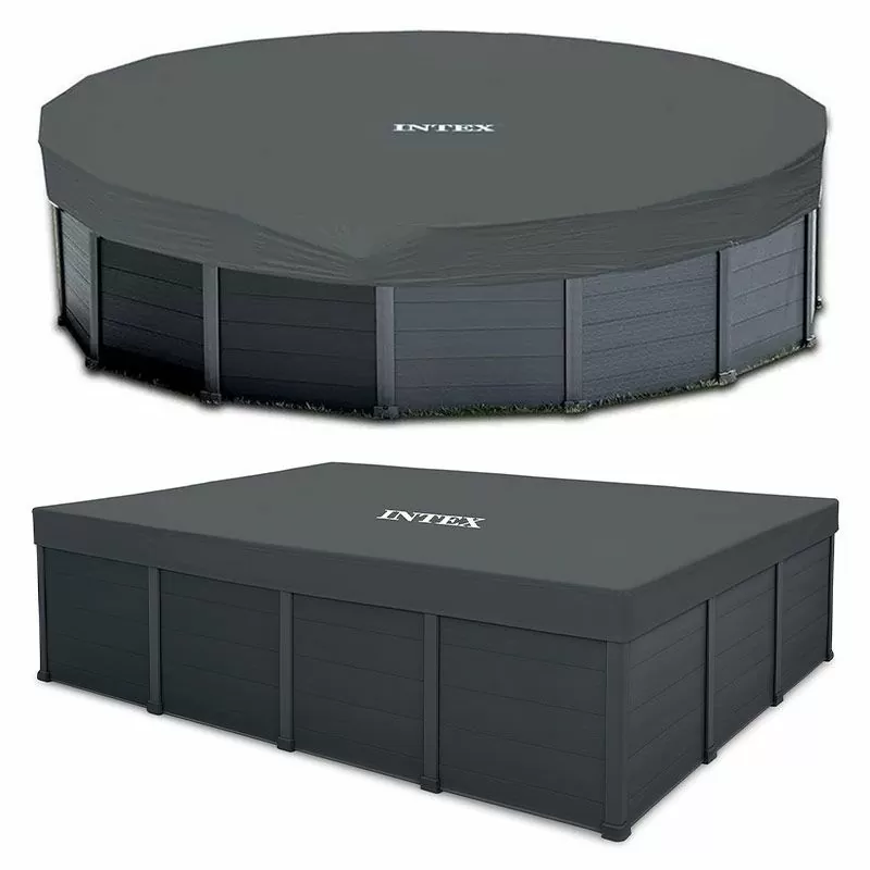 Bâche de protection pour piscine Intex Graphite ou Sequoia