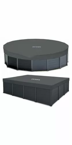 Bâche de protection pour piscine Intex Graphite ou Sequoia