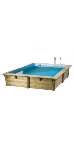 Piscine bois Azura 3,00 x 3,00 x h1,26m