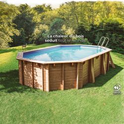 Piscine bois Bambu II 5,35 x 3,35 x h1,36m