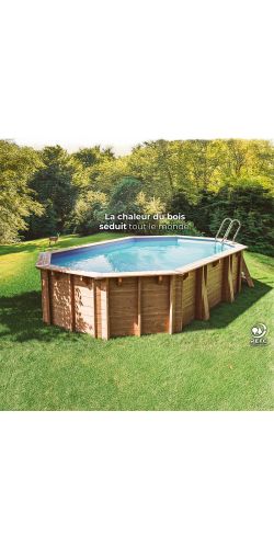 Piscine bois Bambu II 5,35 x 3,35 x h1,36m