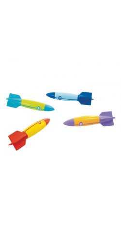 Jeu de plongee Fusées Lot de 4 Intex
