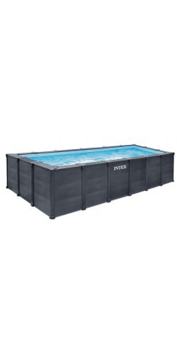 Piscine Intex Graphite 6,00 x 3,00 h1,24m rectangulaire