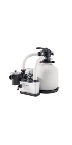 Platine de filtration à sable Intex avec Krystal Clear
