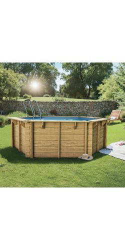 Piscine bois Vanille II 4,00 x h1,19m