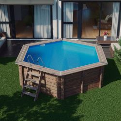 Piscine bois Vanille II 4,00 x h1,19m