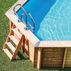 Piscine bois Vanille II 4,00 x h1,19m