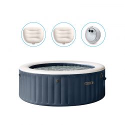 Spa Intex Pure Spa Blue Navy bulles 6 places luxe