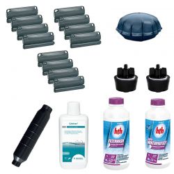 Kit hivernage complet 7-en-1 spécial piscine bois