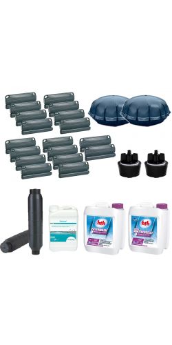 Kit hivernage complet 7-en-1 spécial piscine bois