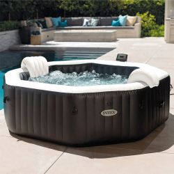 Spa Intex Pure Spa Carbone bulles et jets 6 places