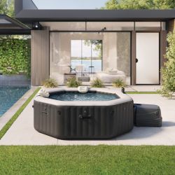 Spa Intex Pure Spa Carbone bulles et jets 6 places
