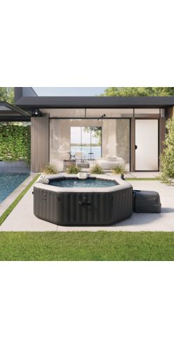 Spa Intex Pure Spa Carbone bulles et jets 6 places