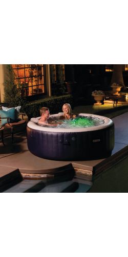 Spa Intex Pure Spa Blue Navy bulles 4 places luxe