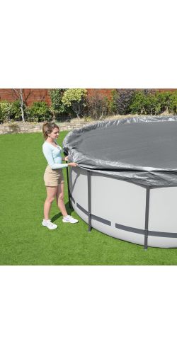Bache de protection pour piscine hors sol Bestwayrenforcée