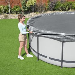 Bache de protection pour piscine hors sol Bestwayrenforcée