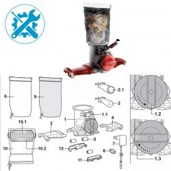 Pièces détachées pour aspirateur Voltera 105 Kokido EV105