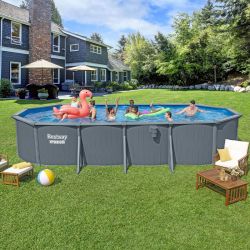 Piscine acier Bestway Hydrium 7,32 x 3,66 h1,32m à sable