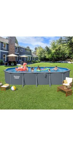 Piscine acier Bestway Hydrium 7,32 x 3,66 h1,32m à sable