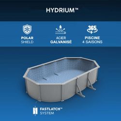 Piscine acier Bestway Hydrium 6,10 x 3,60 x h1,20m
