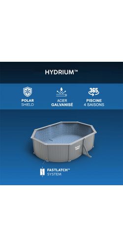 Piscine acier Bestway Hydrium 5,00 x 3,66 x h1,22m