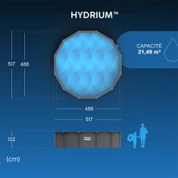 Piscine acier Bestway Hydrium 4,88 x h1,32m