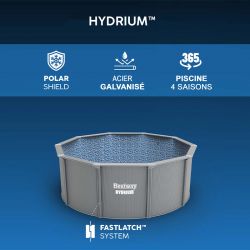 Piscine acier Bestway Hydrium ronde 3,60 x h1,20m